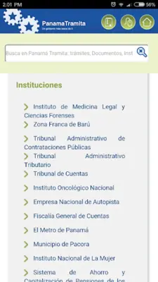 Panamá Tramita android App screenshot 3